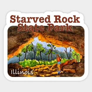 Starved Rock State Park, Illinois Sticker